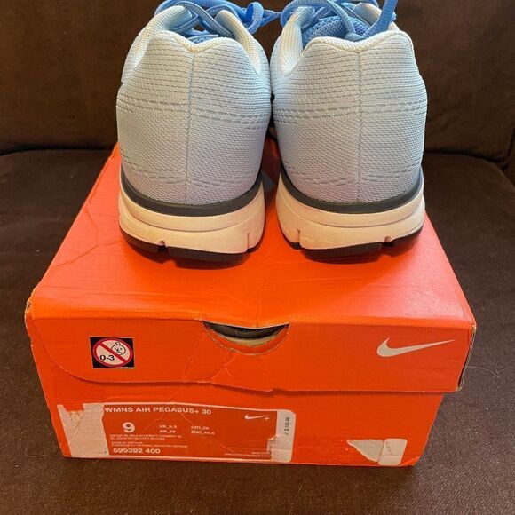 Very Rare NEW Vintage NIKE PEGASUS 30 Chambray Blue Athracite Womens 9 Medium - Picture 8 of 8